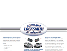 Tablet Screenshot of hoffmanslocksmith.com